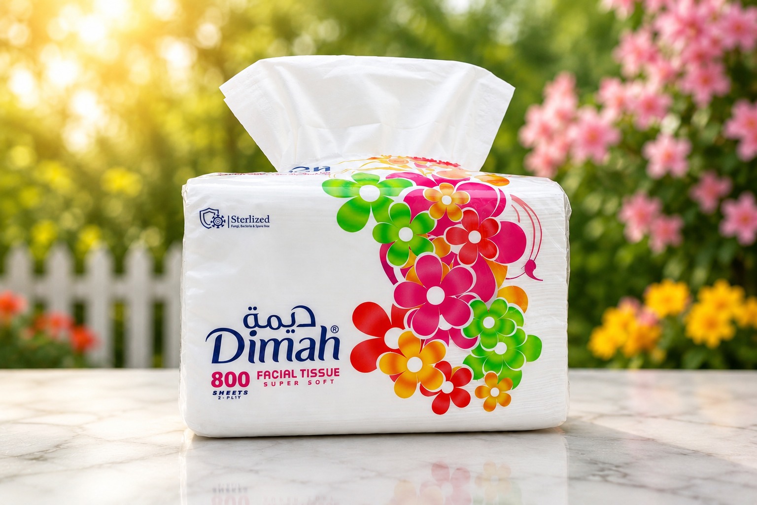 Facial Tissue - Pack of 30 Packs, 2 Ply Large, Soft & Fluffy Facial Tissues (800 Sheets each pack) Bulk buy